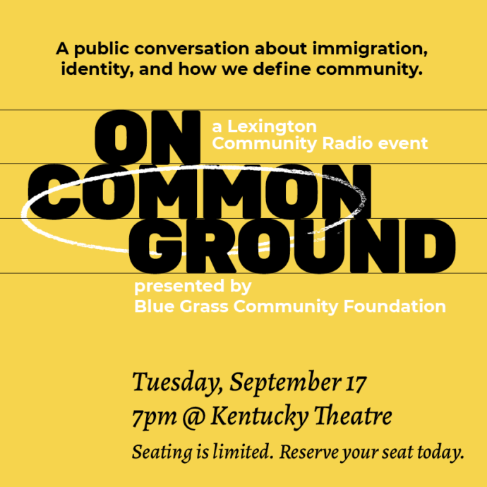 On Common Ground: A public conversation about immigration, identity, and how we define community.
