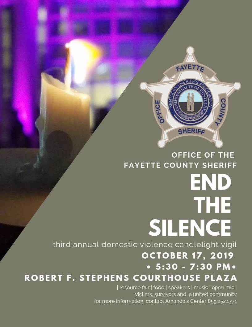 End The Silence- 3rd Domestic Violence Candlelight Vigil
