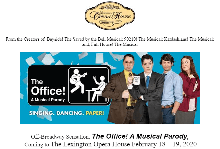 The Office Musical at The Lexington Opera House